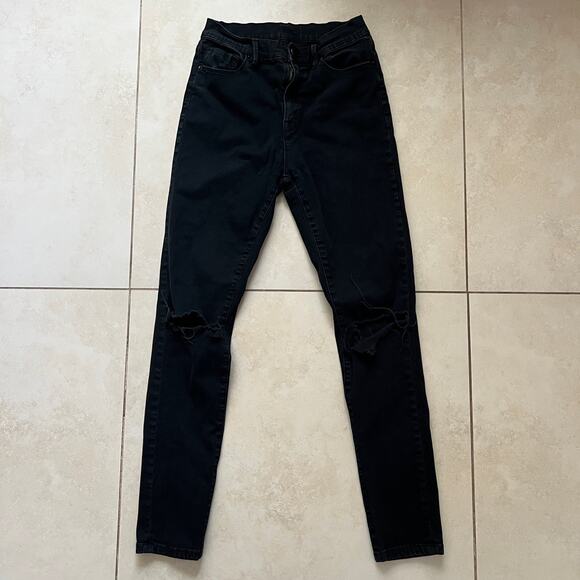 BDG Urban Outfitters Black Twig High Rise Skinny Jeans Size 26 - Picture 1 of 10